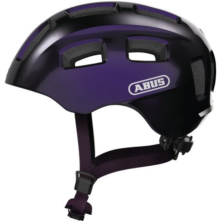 ABUS kerékpáros gyerek sisak Youn-I 2.0, In-Mold, black violet, S (48-54 cm)