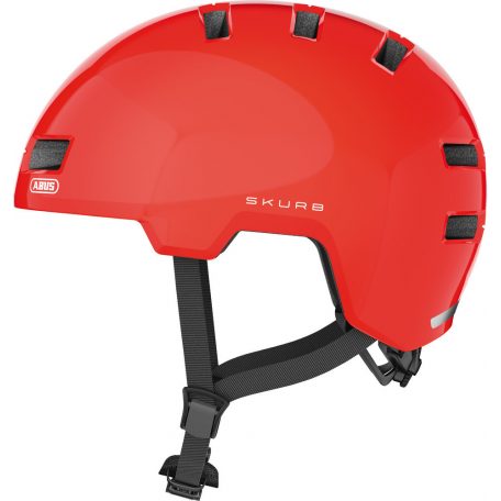 ABUS kerékpáros városi sisak Skurb, ABS, signal orange, S (52-56 cm)