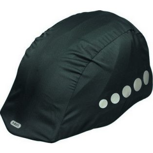   ABUS Lumino biztonsági fényvisszaverős sisak esővédő Raincap, unisex, fekete