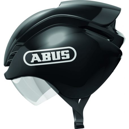 ABUS kerékpáros triatlon sisak GameChanger TRI, In-Mold, shiny black, S (51-55 cm)