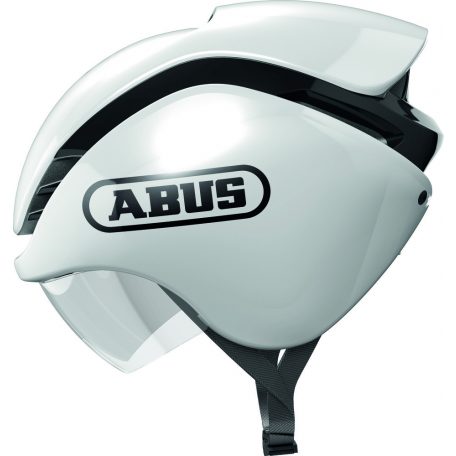 ABUS kerékpáros triatlon sisak GameChanger TRI, In-Mold, shiny white, S (51-55 cm)