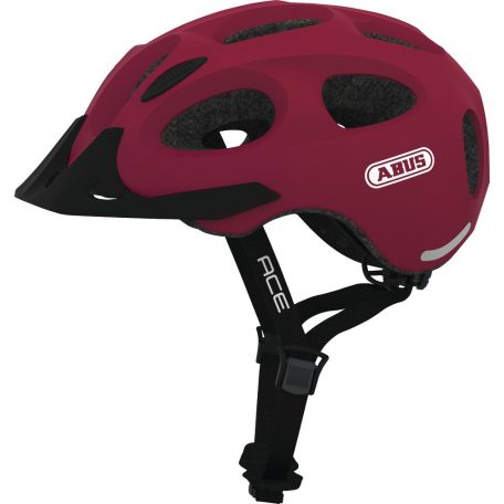 ABUS kerékpáros városi sisak Youn-I ACE, In-Mold, cherry red, S (48-54 cm)