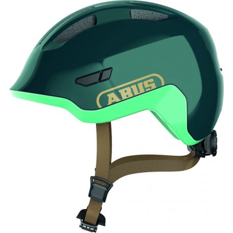 ABUS kerékpáros gyerek sisak Smiley 3.0 ACE LED, In-Mold, royal green, S (45-50 cm)