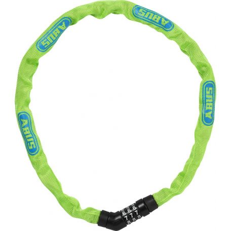 ABUS láncos lakat számzárral Steel-O-Chain 4804C/75, lime