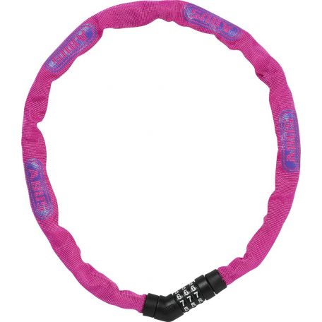 ABUS láncos lakat számzárral Steel-O-Chain 4804C/75, pink