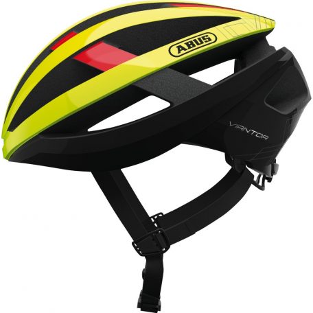 ABUS kerékpáros sport sisak Viantor, In-Mold, neon yellow, M (54-58 cm)