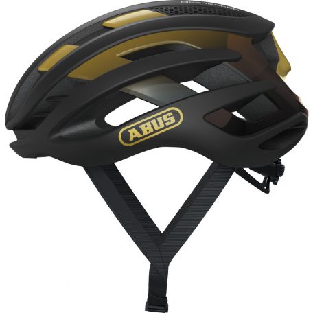 ABUS kerékpáros sport sisak AirBreaker, In-Mold, black gold, S (51-55 cm)