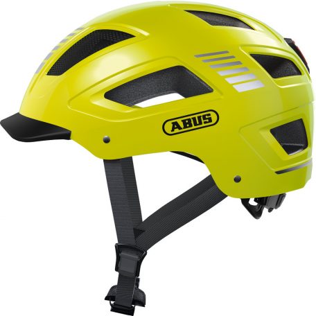 ABUS kerékpáros városi sisak Hyban 2.0, ABS, signal yellow, L (56-61 cm)