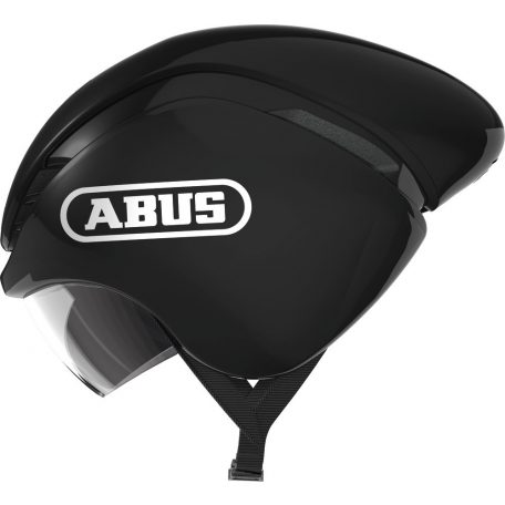 ABUS kerékpáros időfutam sisak GameChanger TT, In-Mold, shiny black, M (54-58 cm)