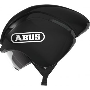   ABUS kerékpáros időfutam sisak GameChanger TT, In-Mold, shiny black, L (58-62 cm)