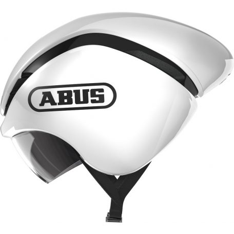 ABUS kerékpáros időfutam sisak GameChanger TT, In-Mold, shiny white, S (51-55 cm)