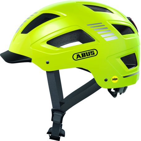 ABUS kerékpáros városi sisak Hyban 2.0 MIPS, ABS, signal yellow, XL (58-63 cm)