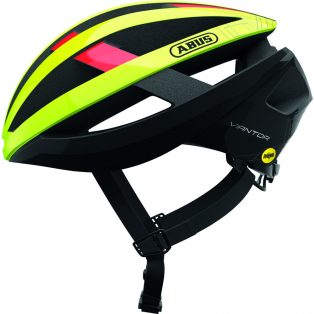   ABUS kerékpáros sport sisak Viantor MIPS, In-Mold, neon yellow, L (58-62 cm)