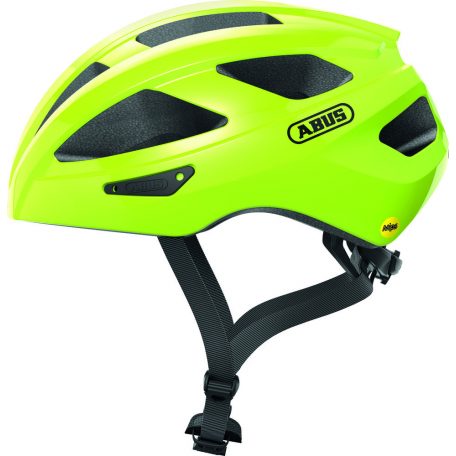 ABUS kerékpáros sport sisak Macator MIPS, In-Mold, signal yellow, L (58-62 cm)