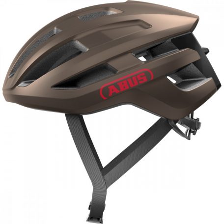 ABUS kerékpáros sport sisak Powerdome ACE, In-Mold, verseny sapkával, metallic copper, L (57-61 cm)