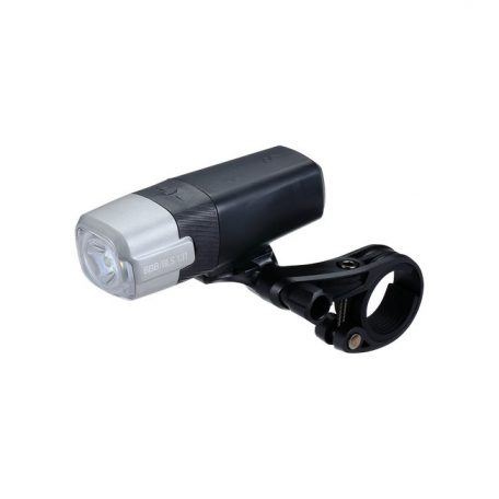 BBB Cycling kerékpáros első lámpa BLS-131 Strike, 500 lumen, 6 mód, micro USB tölthető 2600 mAh akku, bilincses felfogatással