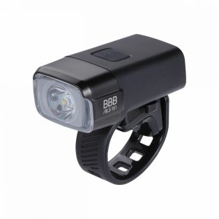   BBB Cycling kerékpáros első lámpa BLS-161 NanoStrike, 600 lumen, 6 mód, micro USB tölthető 2000mAh akku, gumis felfogatással