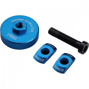   BBB Cycling kerékpáros szerszám - középrész csapágy lehúzó BTL-233 Bearing Remover DUB/BB30, 17mm-es villáskulcs kell hozzá, 29 és 30 mm-es kinyomólapokkal, 42 mm-es kihúzócsésze O-gyűrűs védővel