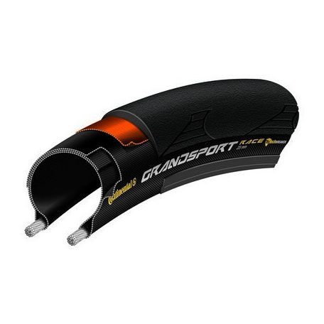 Continental országúti kerékpáros külső gumi 25-622 Grand Sport Race 700x25C fekete/fekete, Skin