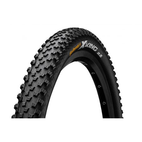 Continental MTB kerékpáros külső gumi 55-584 Cross King 2.2 ShieldWall 27,5x2,2 fekete/fekete, Skin hajtogathatós