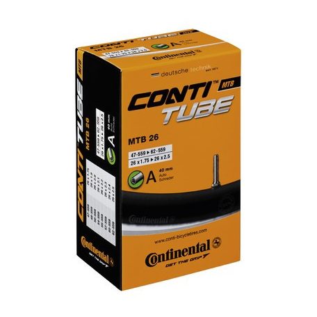 Continental kerékpáros belső gumi 47/62-559 MTB 26 A40 dobozos (Egységkarton: 25 db) (Min. rendelési egység: 10 db)