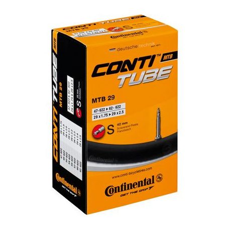 Continental kerékpáros belső gumi 47/62-622 MTB 28/29 light S42 dobozos (Egységkarton: 25 db)